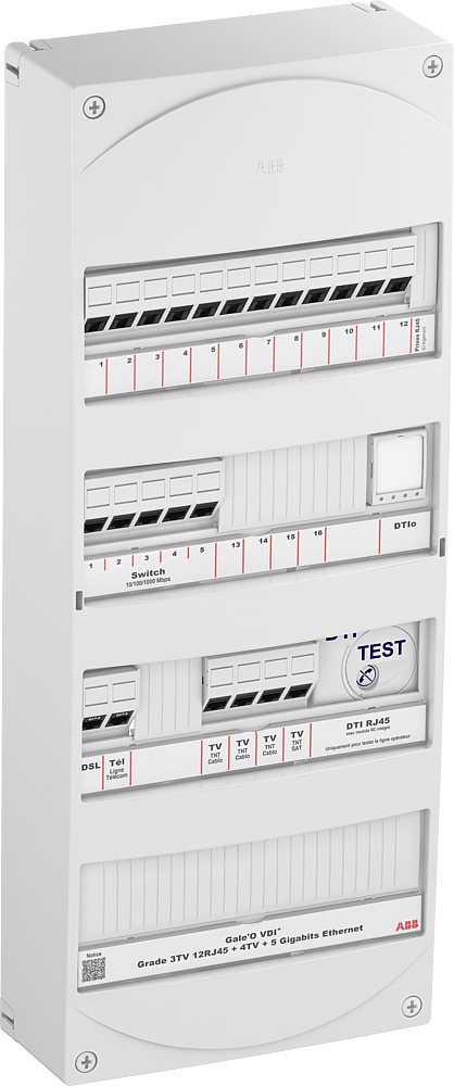 Grade 3TV 12RJ45 + 4TV + 5 Gbs