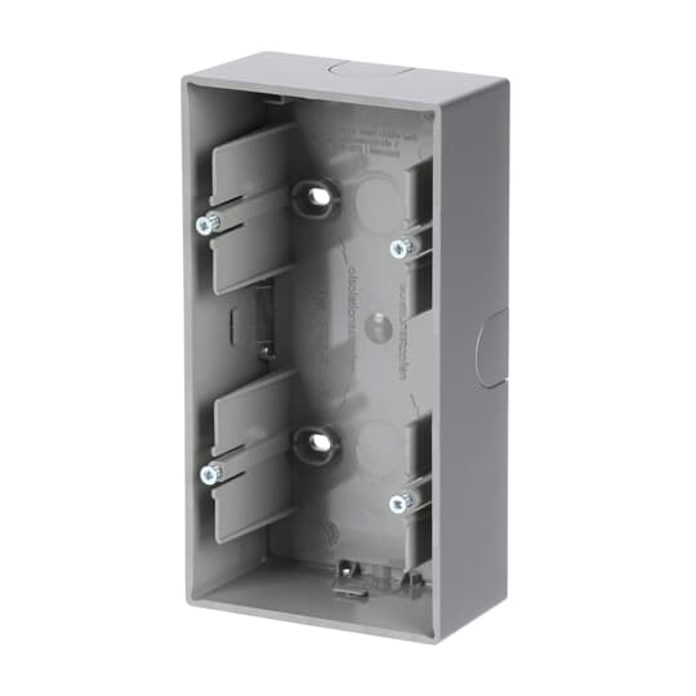 Boite saillie 2 postes Alu