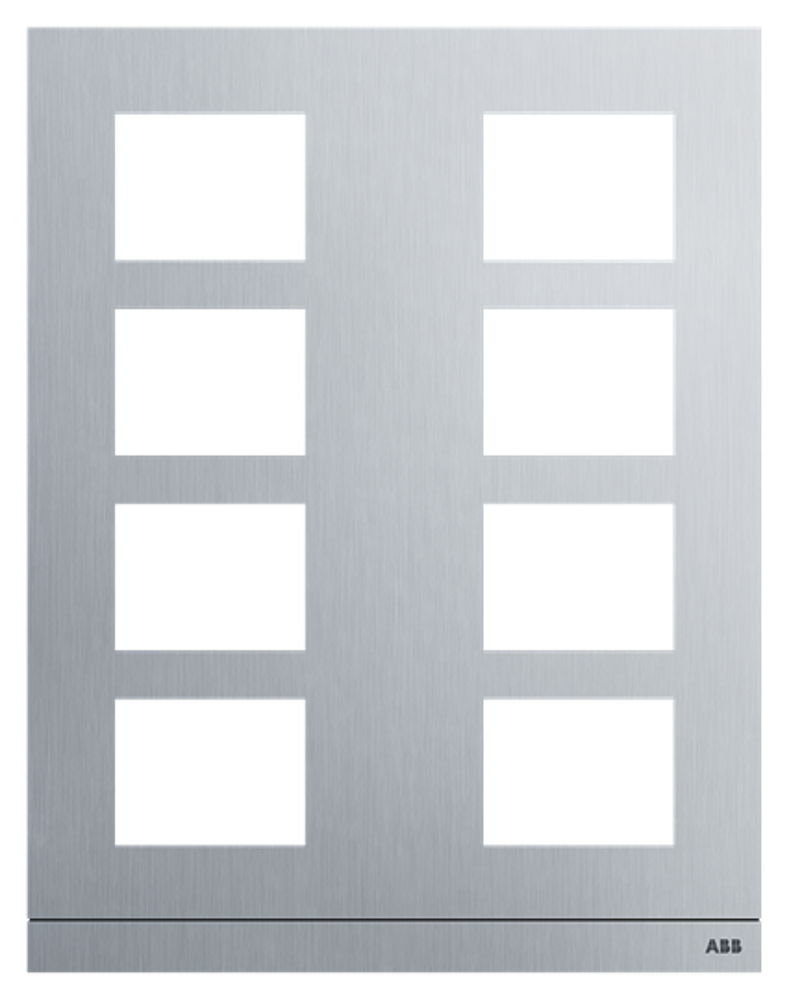 PLATINE 2/4 AUDIO ALUMINIUM