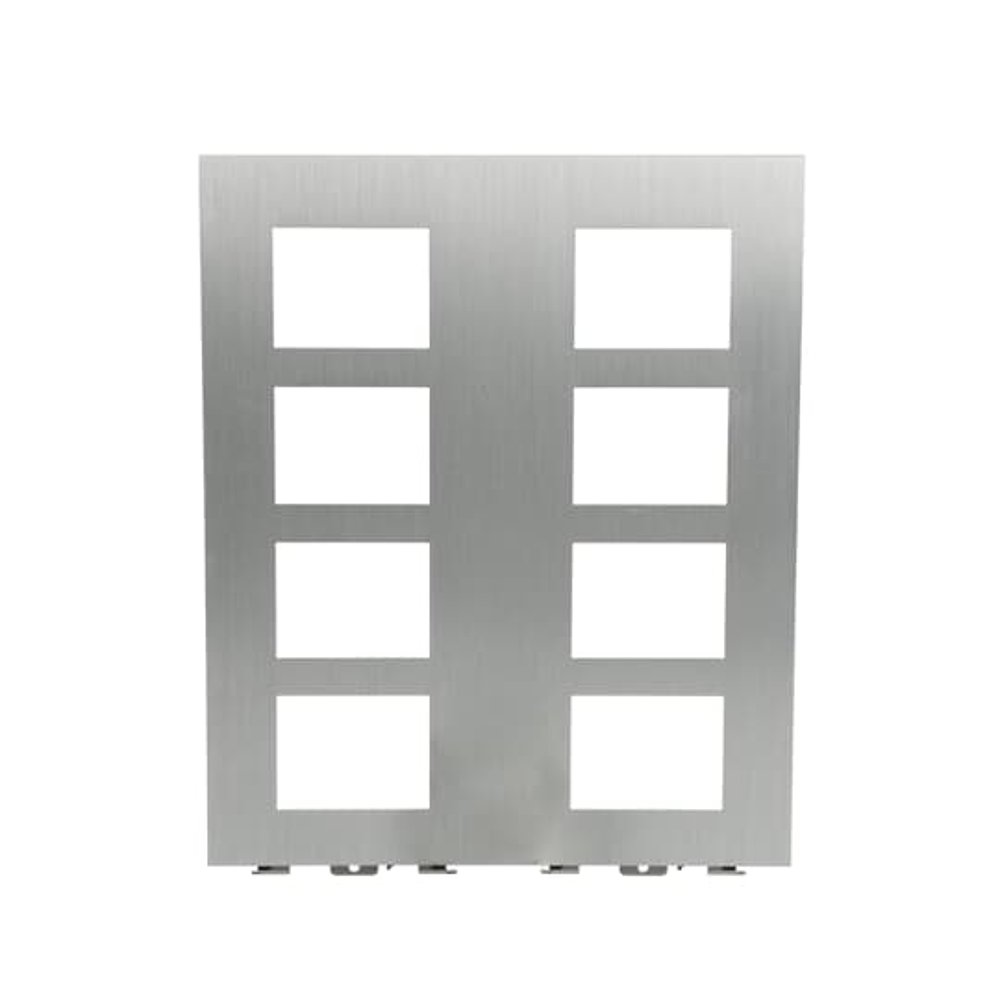 PLATINE 2/4 AUDIO ALUMINIUM