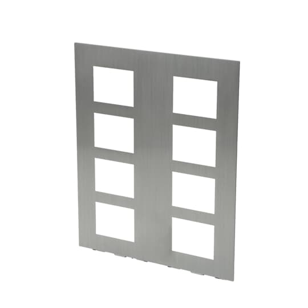 PLATINE 2/4 AUDIO ALUMINIUM