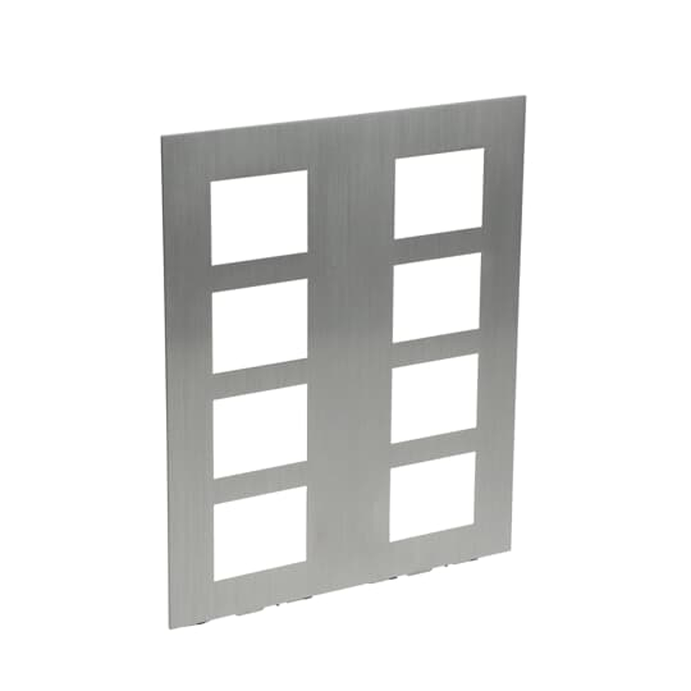PLATINE 2/4 AUDIO ALUMINIUM