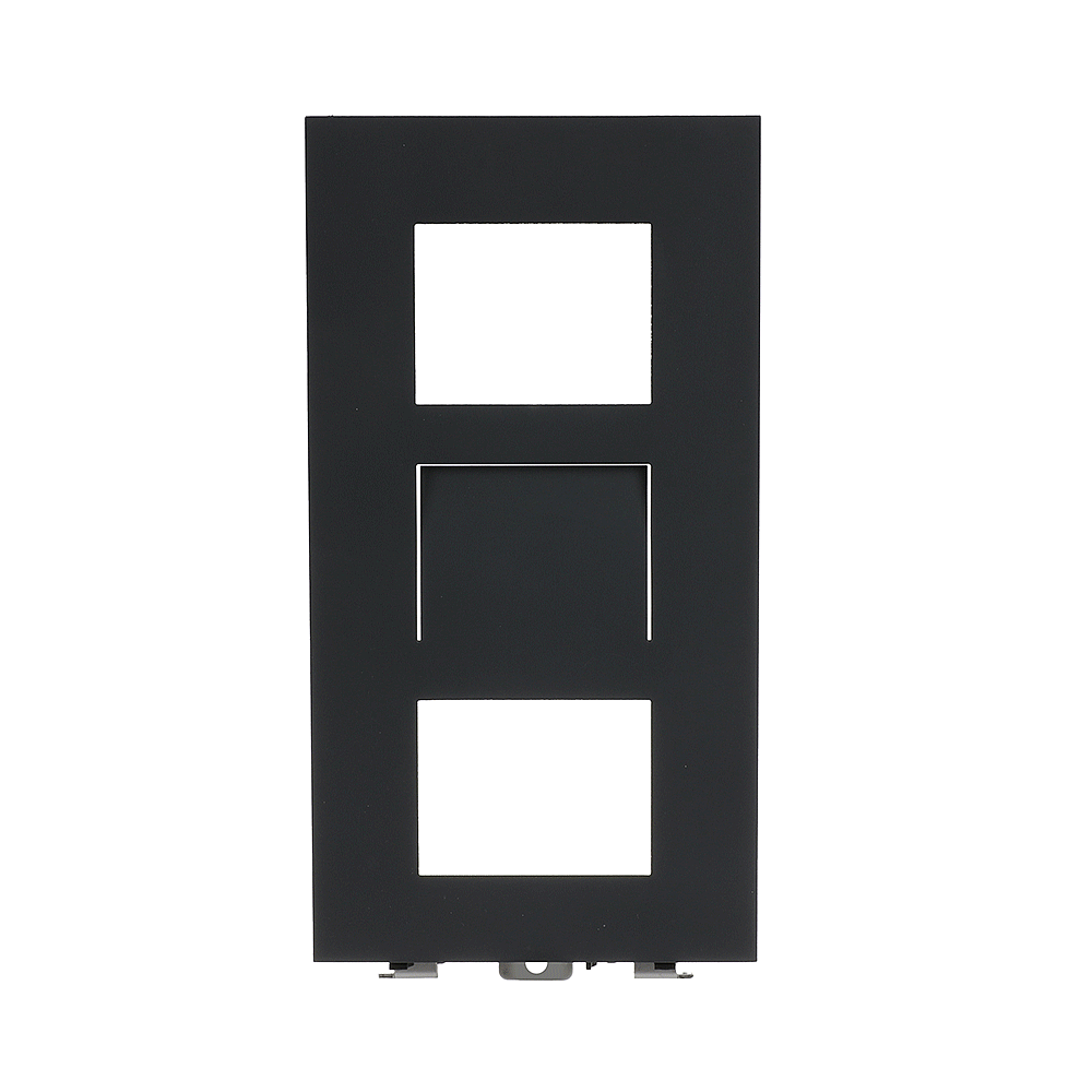 PLATINE 1/3 VIDEO ANTHRACITE