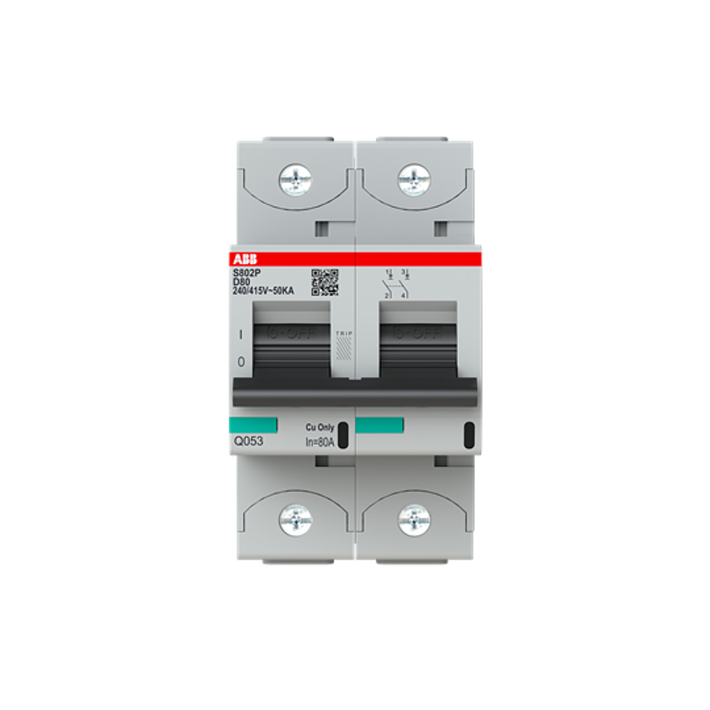 DISJ. 2P S802P-D80- Icu 50kA