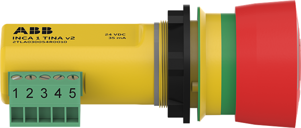 INCA 1 Tina v2 Emergency stop button