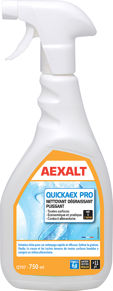 QUICKAEX Nettoyant dégraissant polyvalent toutes surfaces vaporisateur 750ML