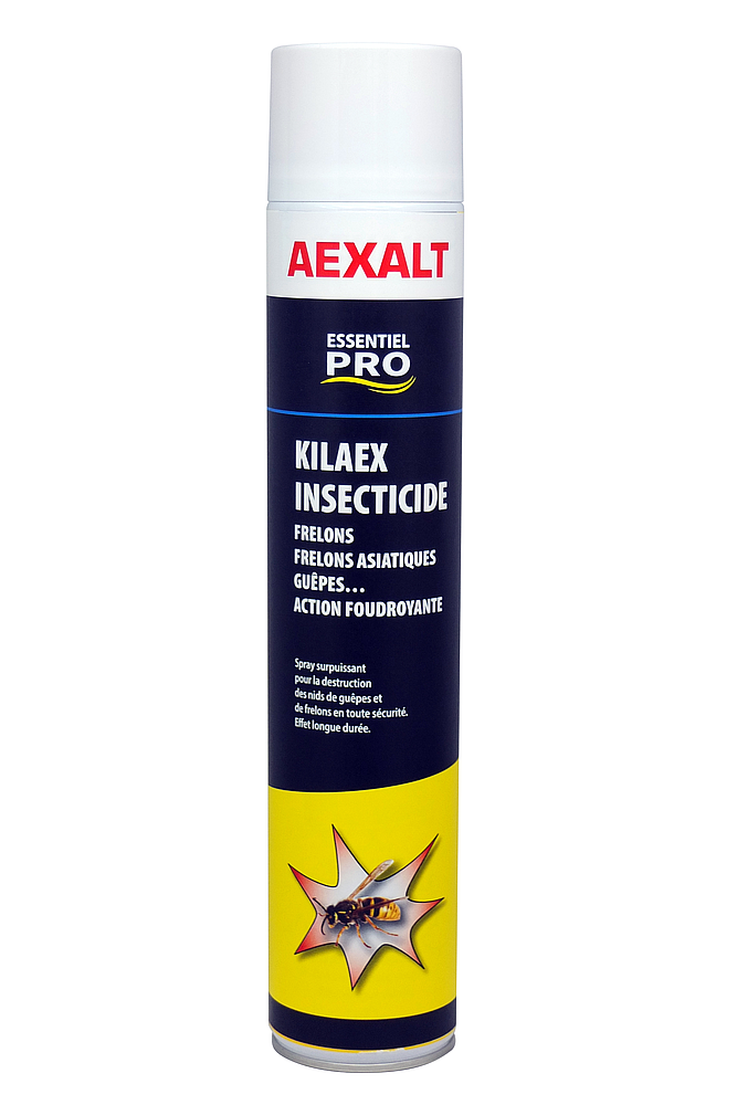Insecticide anti frelons guêpes KILAEX 750ml  jet longue portée 6M