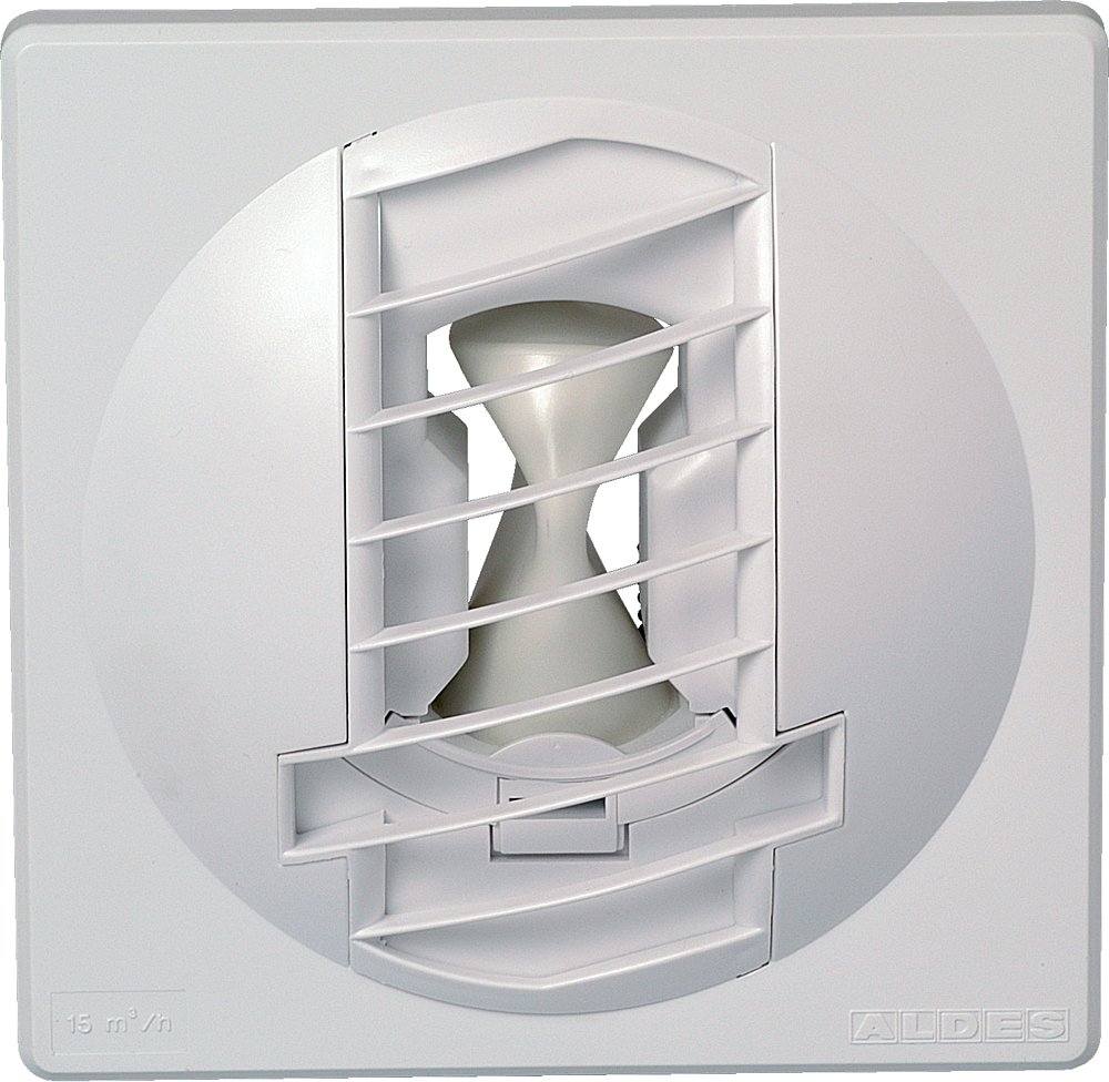 BOUCHE EXTRACTION BAP COLOR 60  D125mm AUTOREGLABLE  GRIS ANTHRACITE  19204 DEBIT 60M3/H