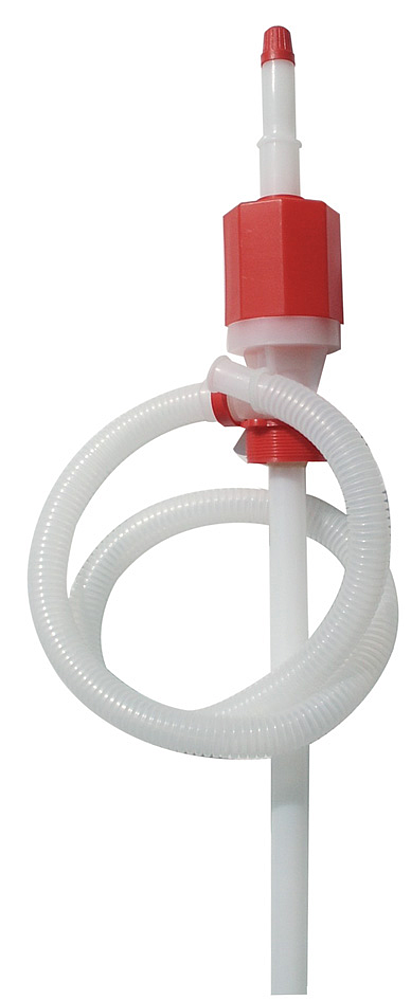 Pompe à poussoir pour détergent, antigel, lave-glace   équipée d’unTUBE PLONGEUR TELESCOPIQUE Raccordement : 2’’pour TONNELETet F