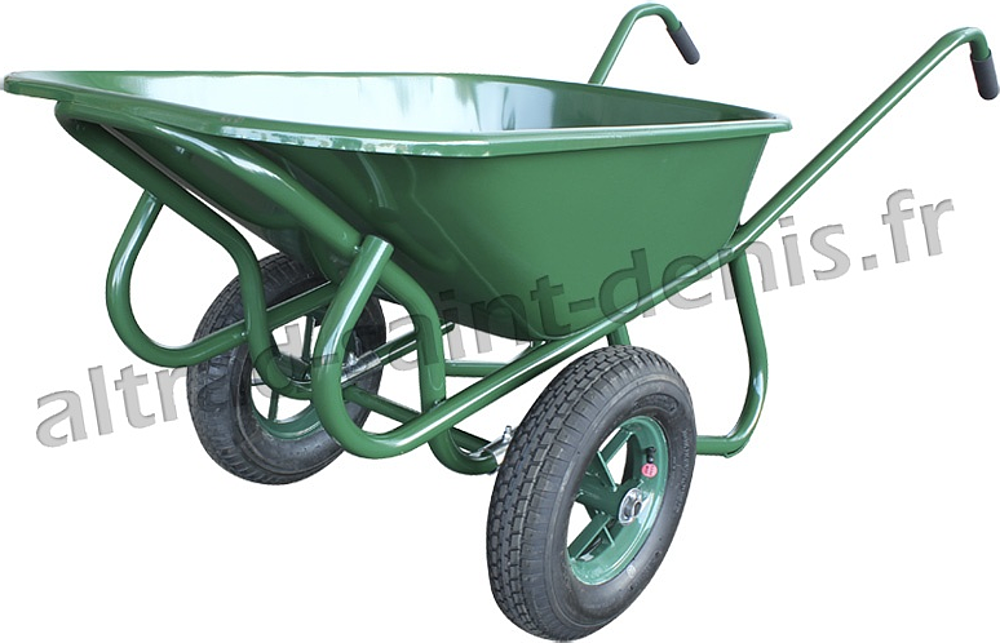Brouette voirie 2 roues G  160l  (9160GA) 2 ép ép15/10°