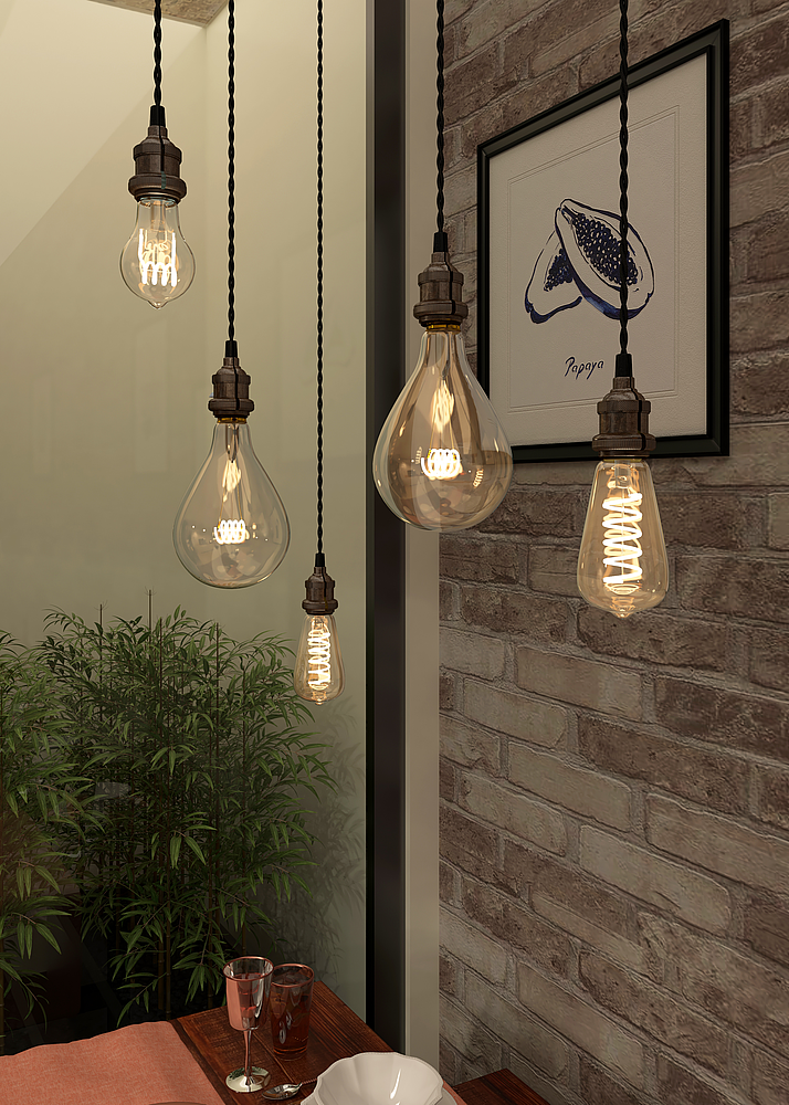 SUSP. EPOQUE E27 ANTHRACITE