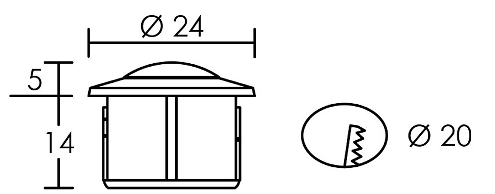 DETECT. INFRAROUGE SENSOR 1