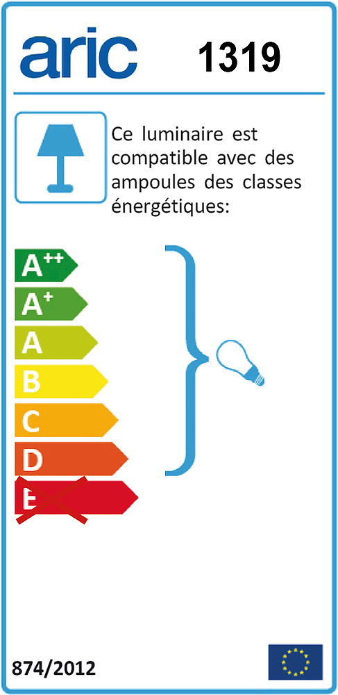 APPL. PANDORA OPALE E27 IP44