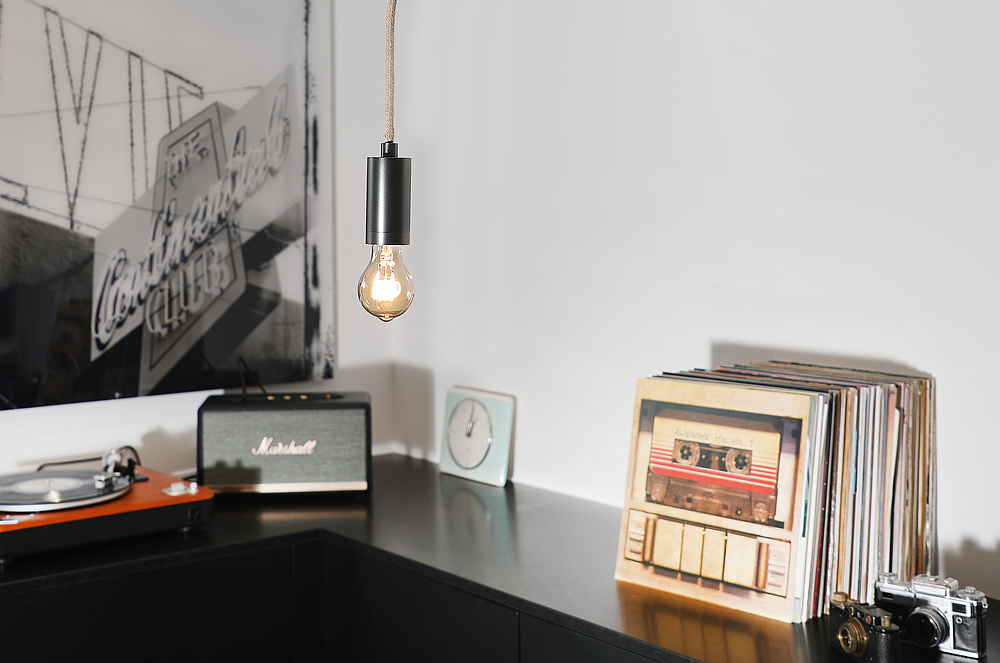 AMBER LED E27 P60 3,5W DIM