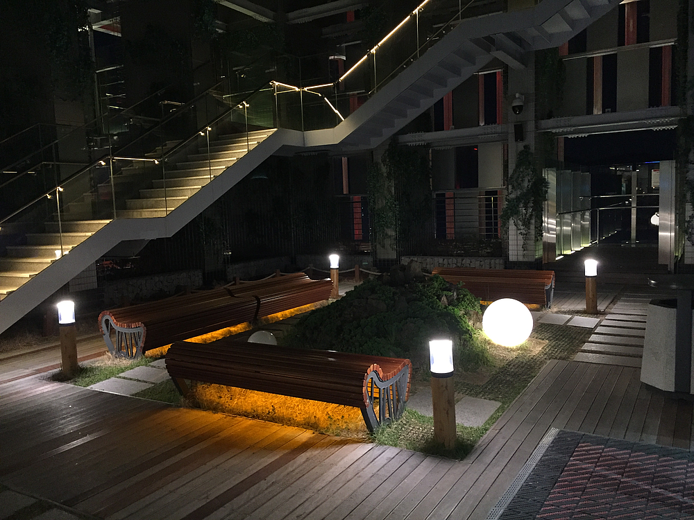 BORNE KADO 75 E27 BOIS