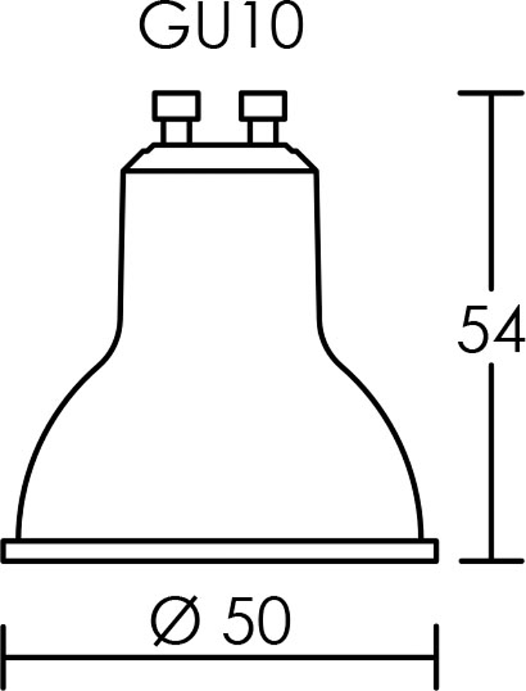LPE LED GU10 4,5W/3000K BLC