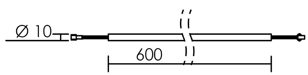 MODULED 4000K 0,6M + 2 CONNEX