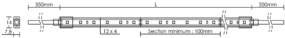 JAKLED 60 HR 3000K 5M