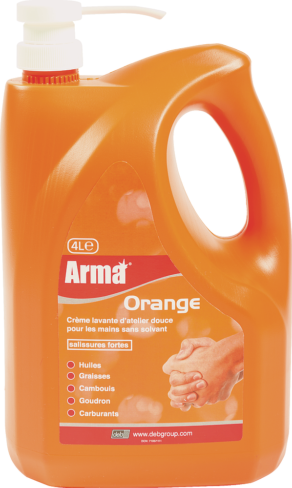 Gel lavant d'atelier non solvanté avec charges naturelles