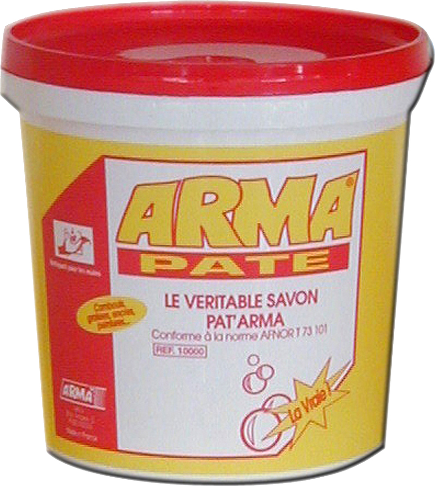 Savon pâte sans solvant avec charges végétales et minérales