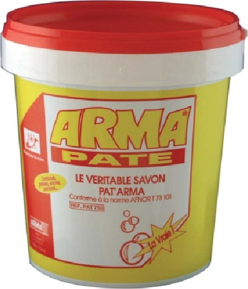 Savon pâte sans solvant avec charges végétales et minérales