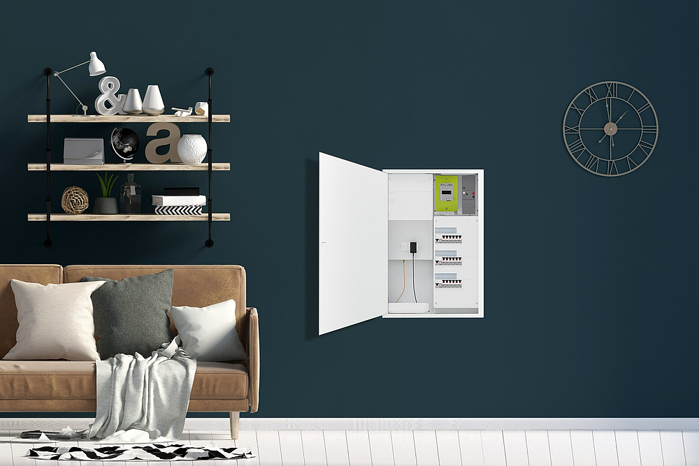 Porte affleurante 2 travées