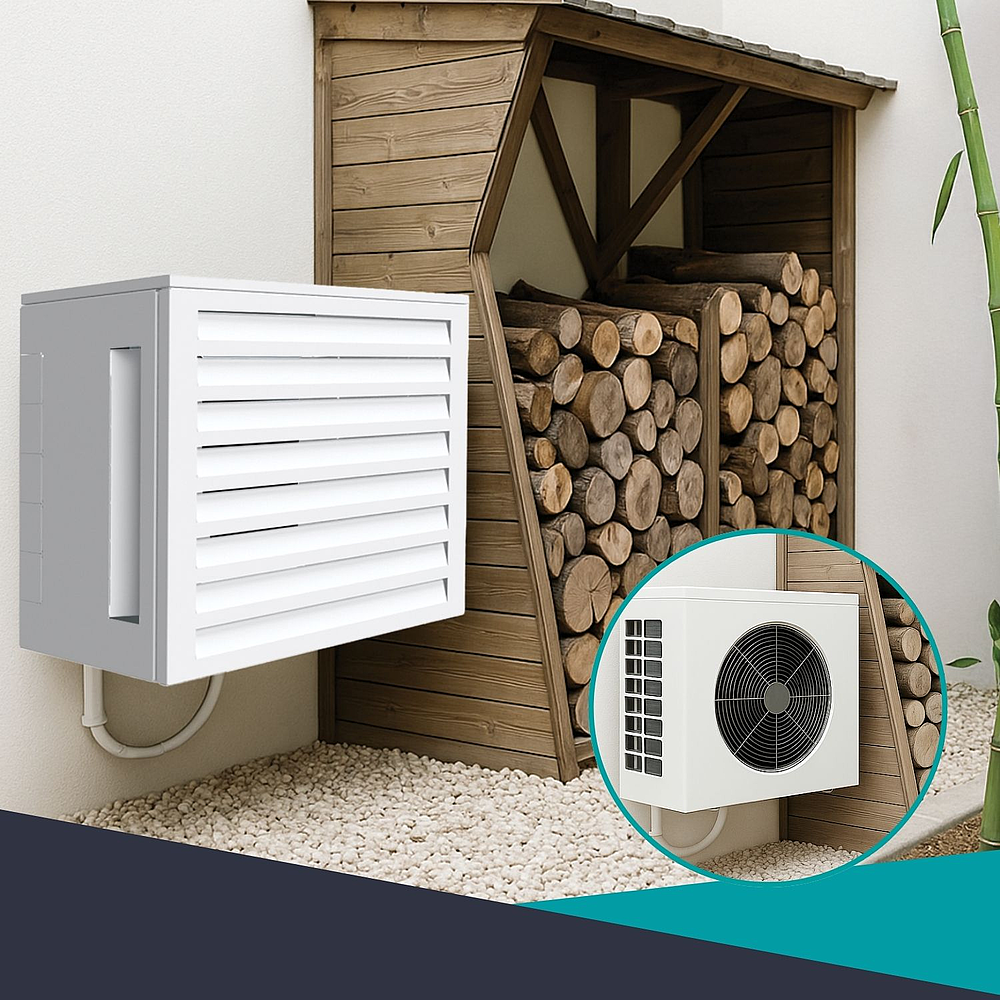 Cache clim acoustique Blanc T1