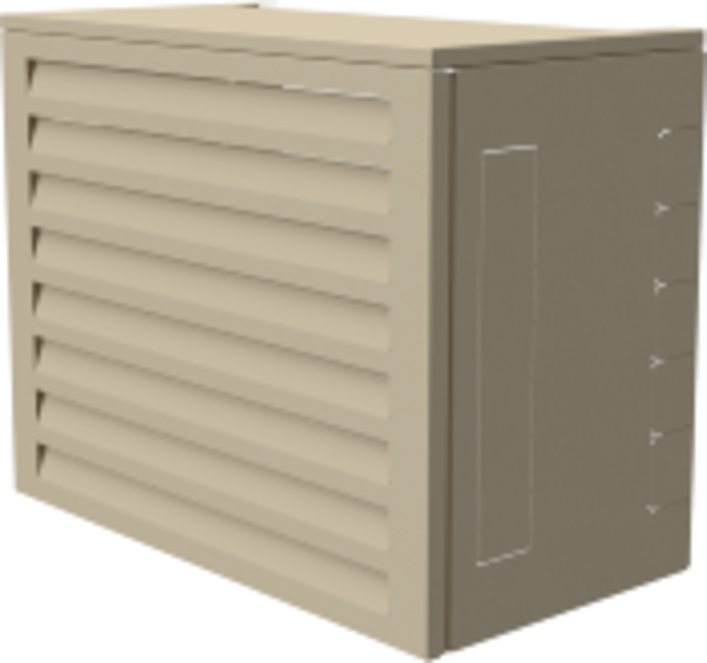 Cache clim acoustique Crème T2