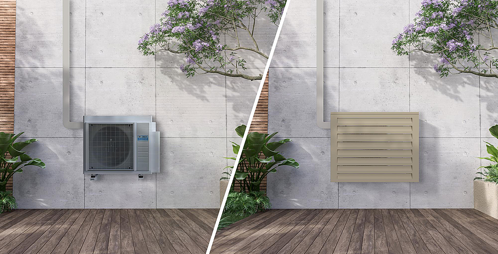 Cache clim acoustique Crème T2