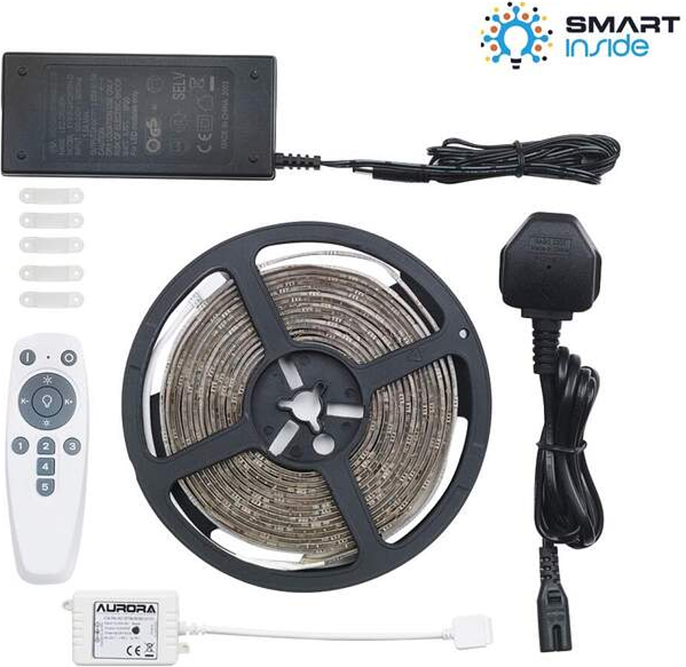 Kit BT 5m ruban LED RGBCX +T