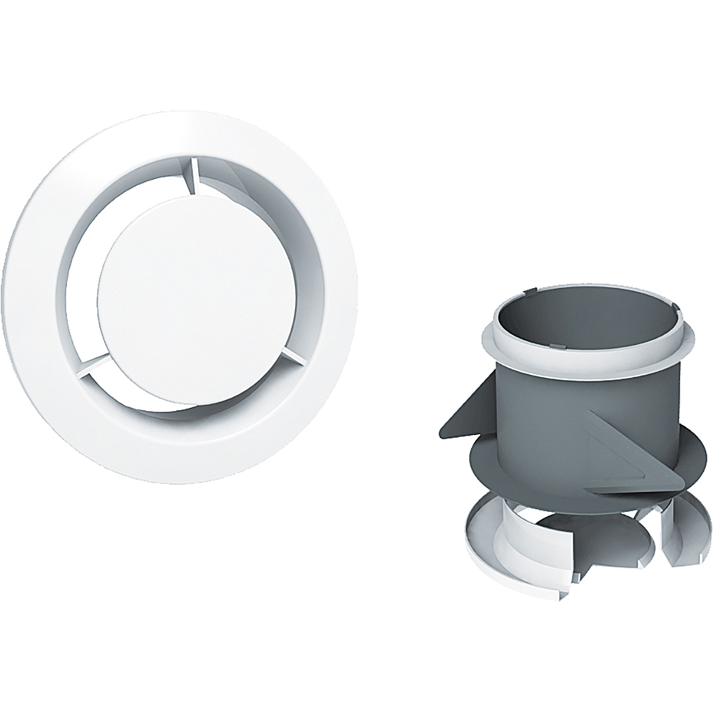 Bouche fixe extraction ø80 manchon placo