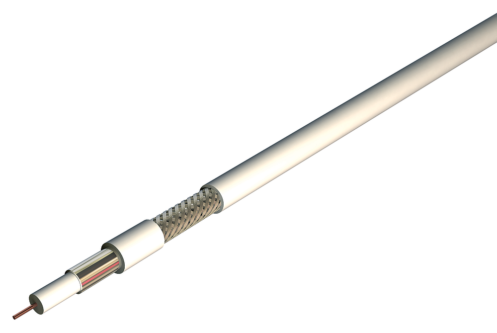 CAB 17VATC IVOIRE COAX ACIER CU *C100*