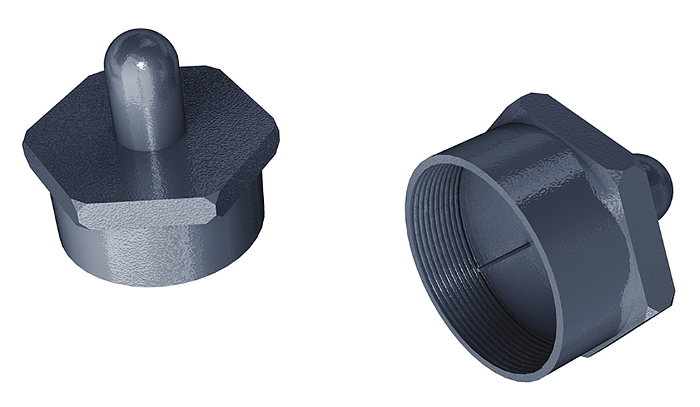 AXI RZ149 BOUCHON CHARGE F MALE 75 OHMS (100)