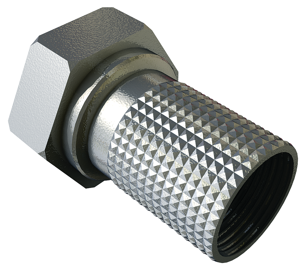 AXI RZ154 CONNECTEUR F MALE A VISSER 6,8MM