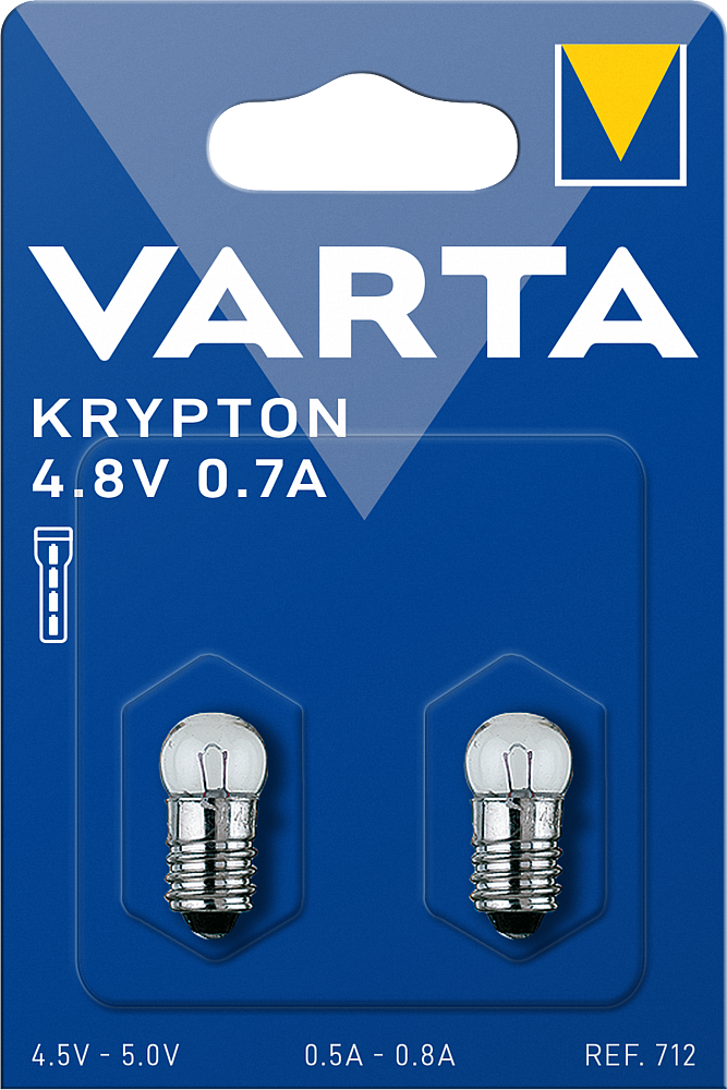Ampoule Kripton Vis 4.8V 0.7A (2) R: 712