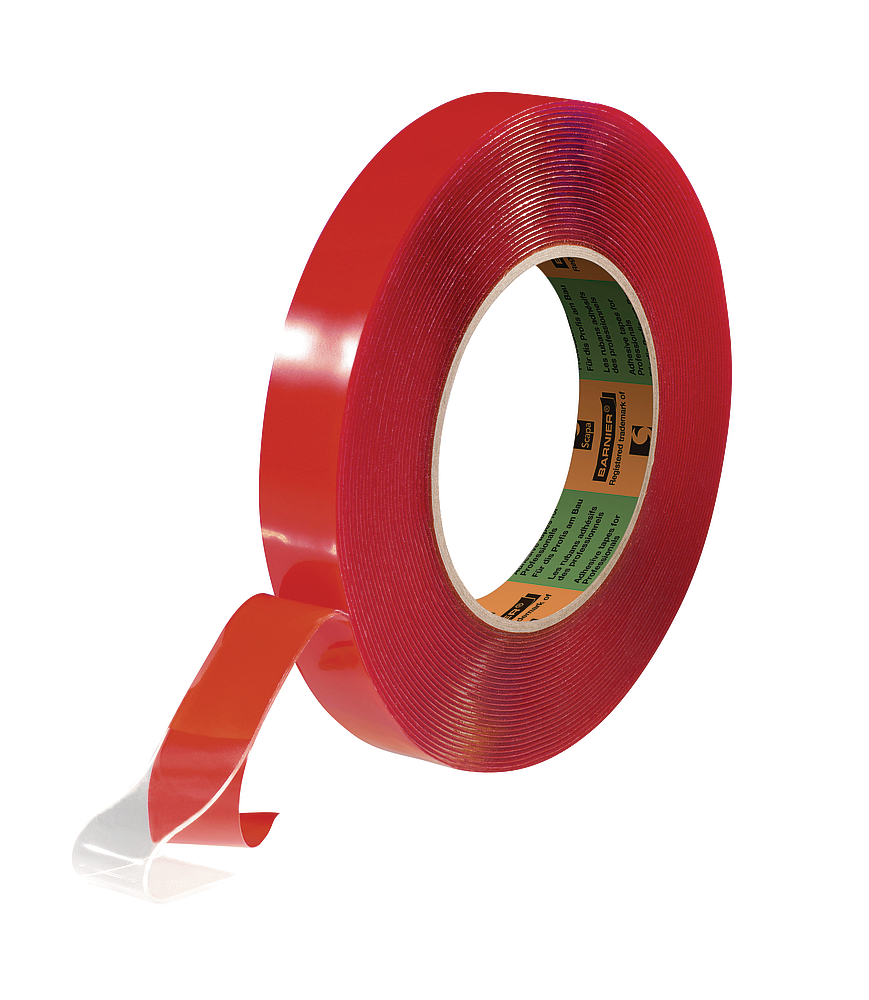 double face fixation AFT acrylique ép. 1mm invisible 10mx19mm(mXmm) - SCAPA