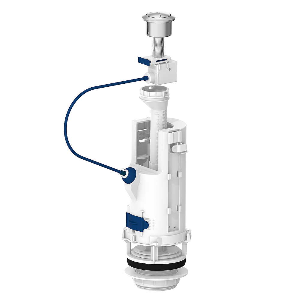 Mécanisme de chasse  3/6l  DUALTECH à cable  DUBOURGEL