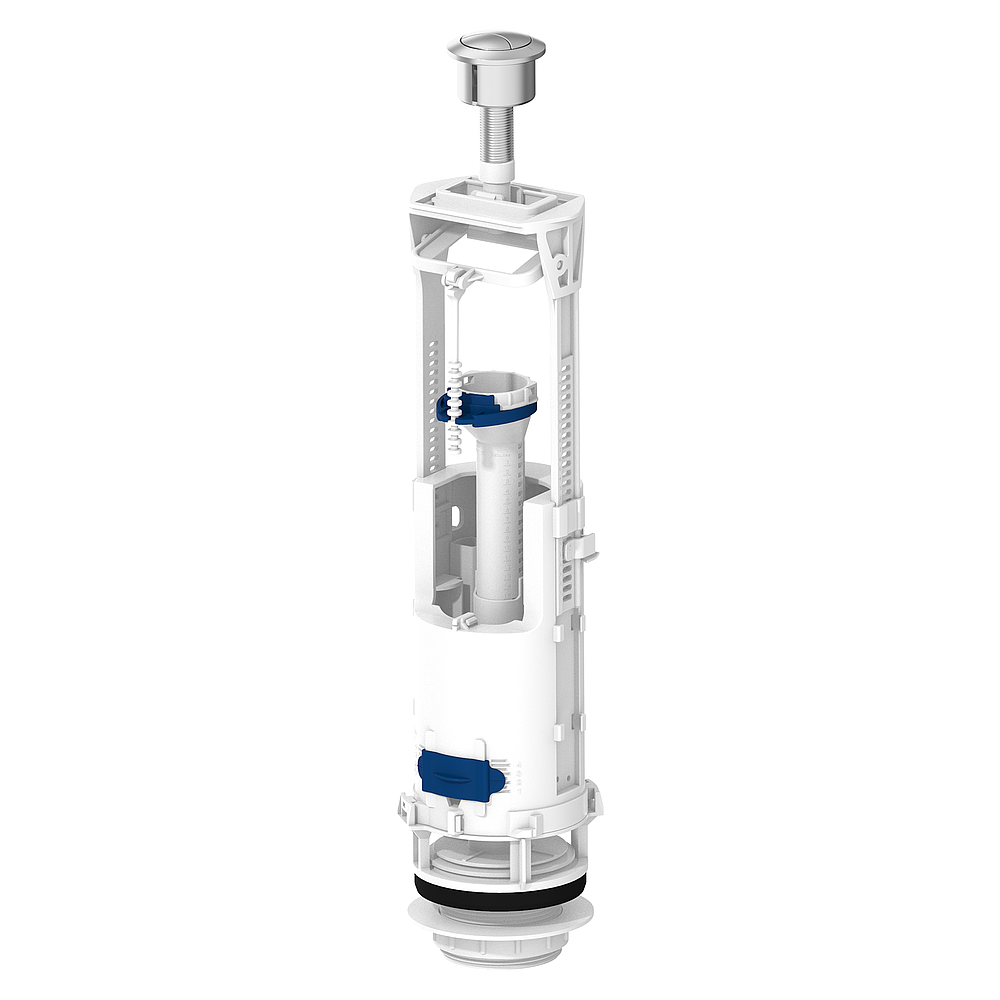Mécanisme de chasse  a étrier 3/6 L  MECATECH 2  bouton poussoir