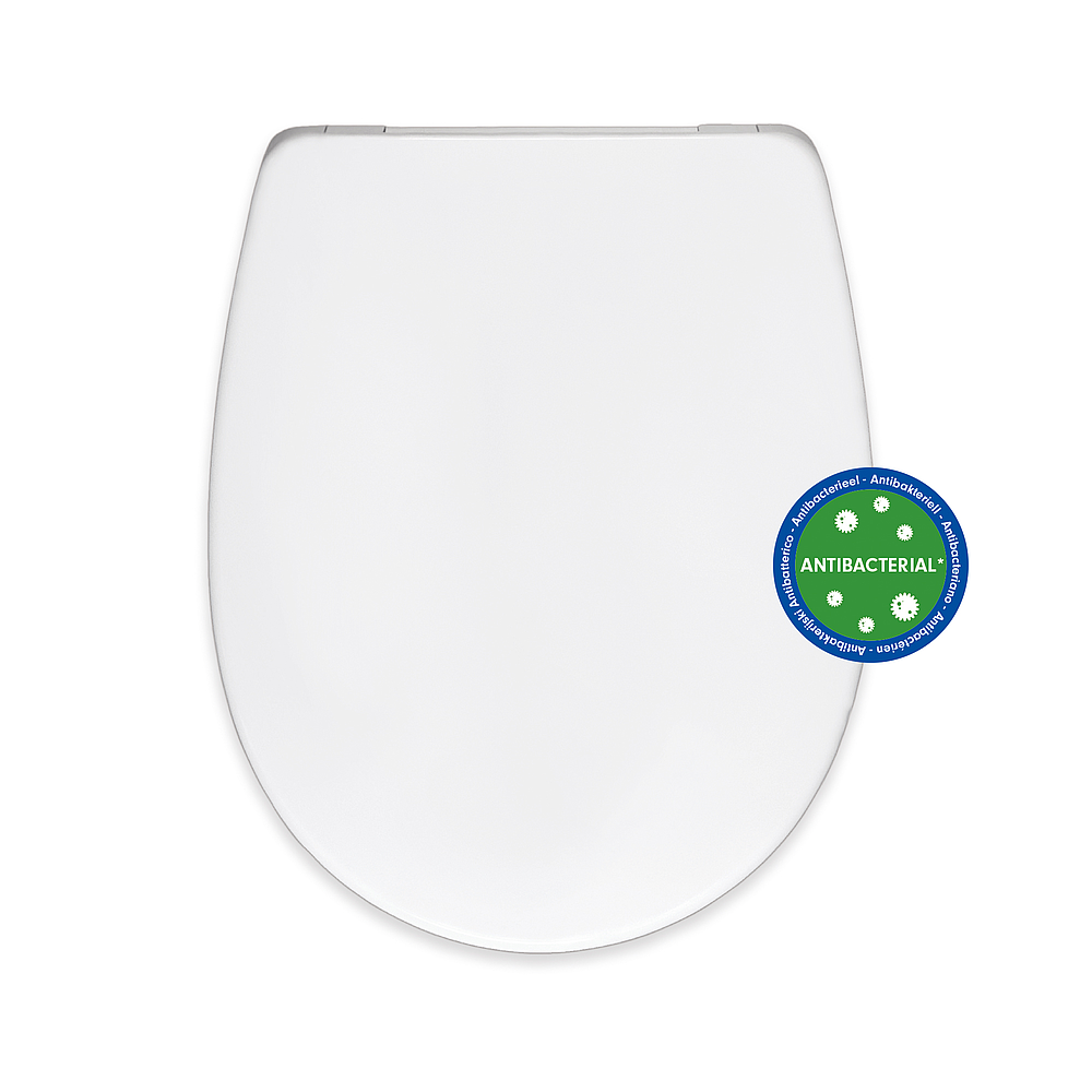 Abattant WC Blanc Descente retenue ZEN 4 BLANC