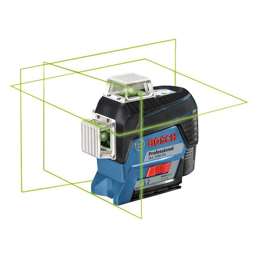 Laser GLL 3-80 CG avec une L-BOXX 136, un chargeur rapide et 1 batterie