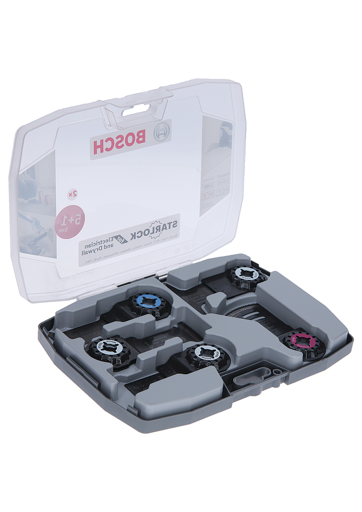 Coffret 6 acc Starlock universel : sciage bois&métal