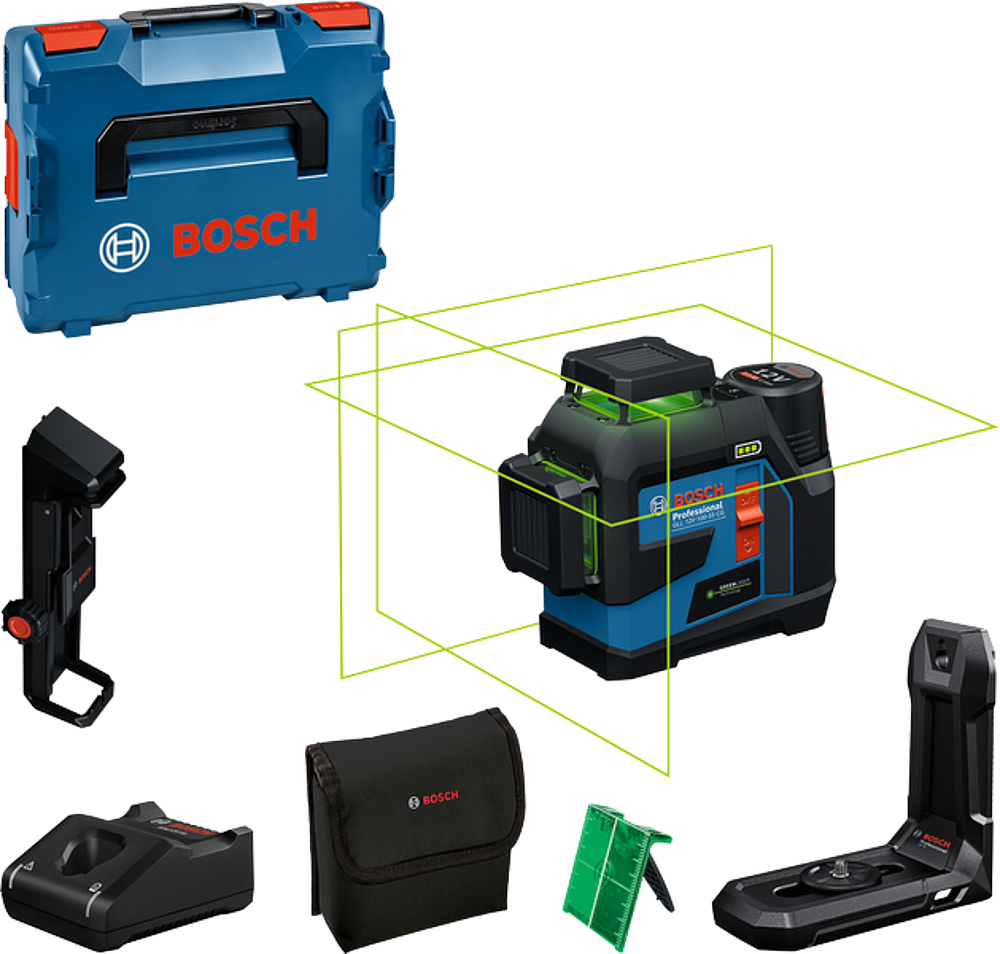 LASER LIGNES 3 PLANS - GLL 12V - 100-33 CG EN COFFRET L-BOXX