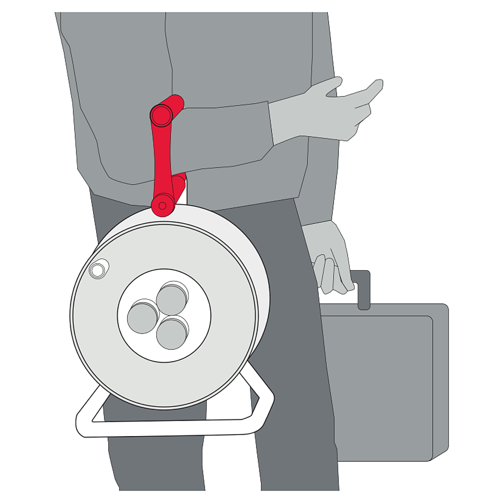 Enrouleur de câble Standard S, 50m de câ