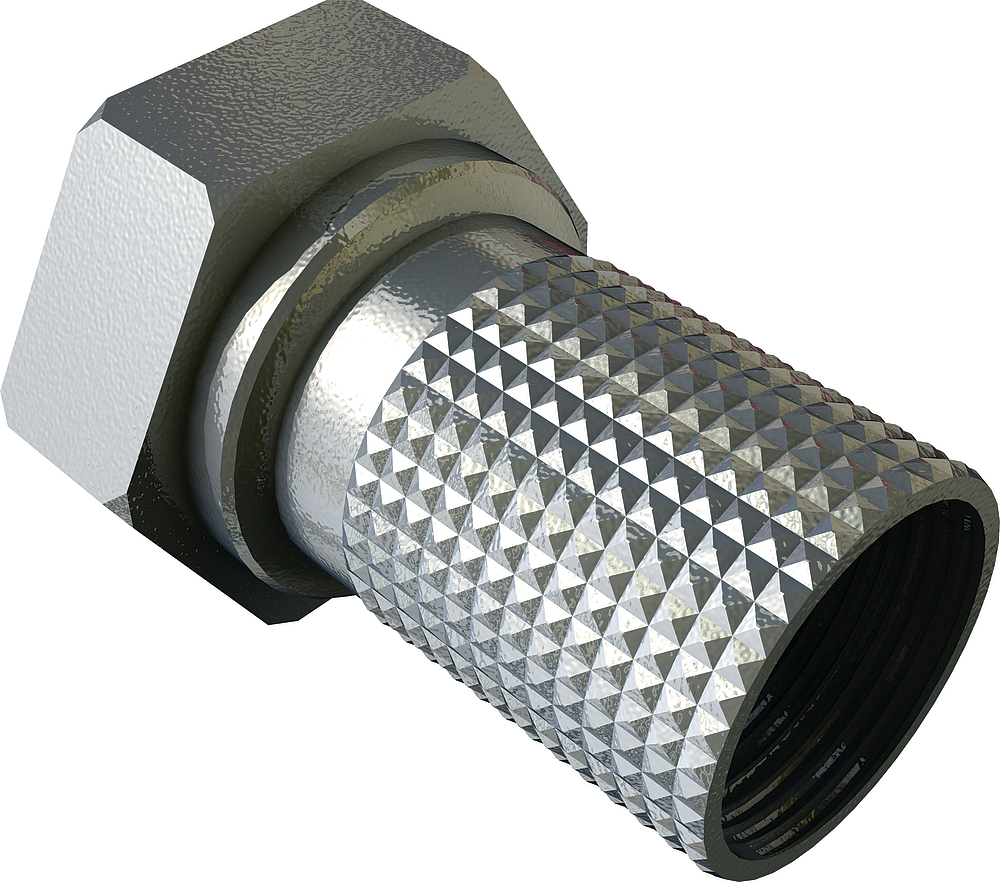 AXI RZ154 CONNECTEUR F MALE A VISSER 6,8MM