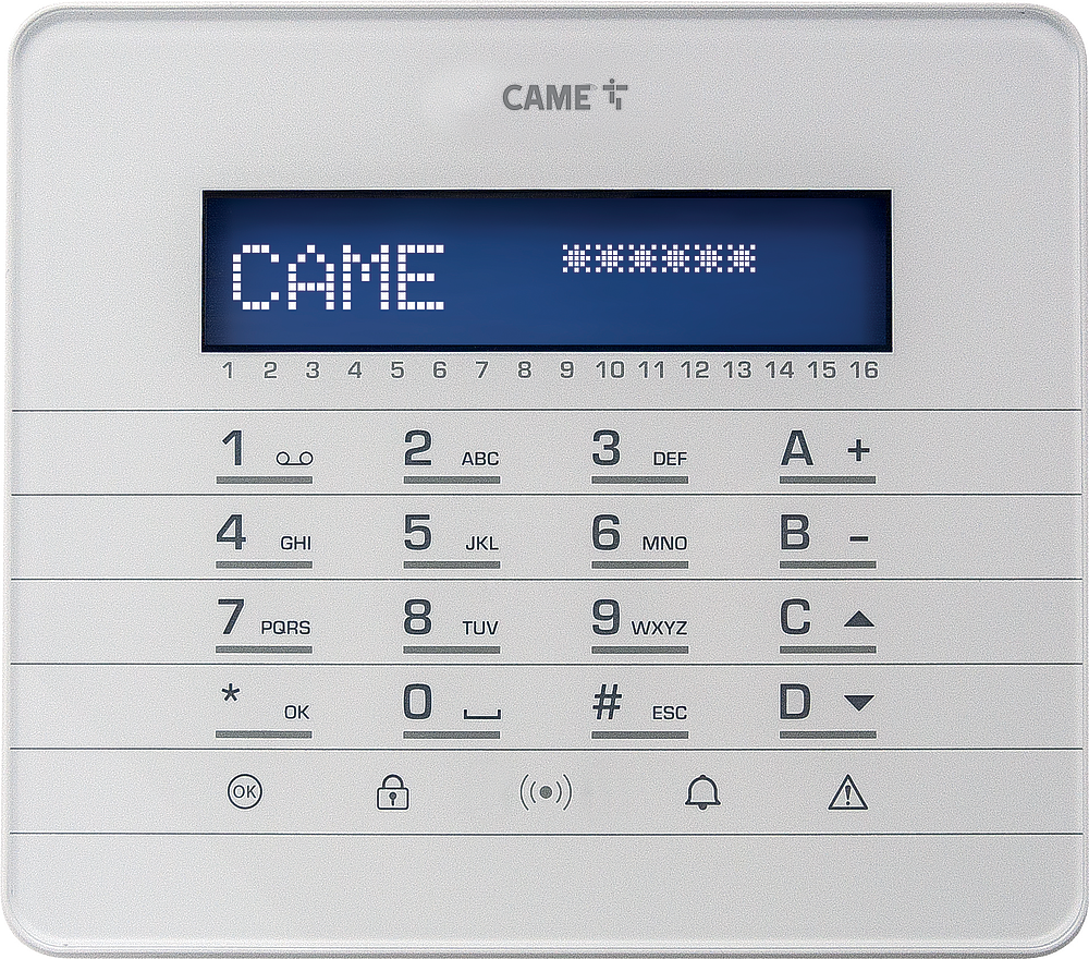 Clavier radio blanc