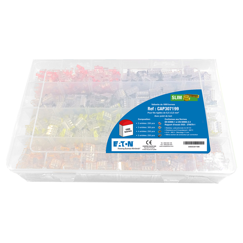 Valisette de 1000 bornes SLIM