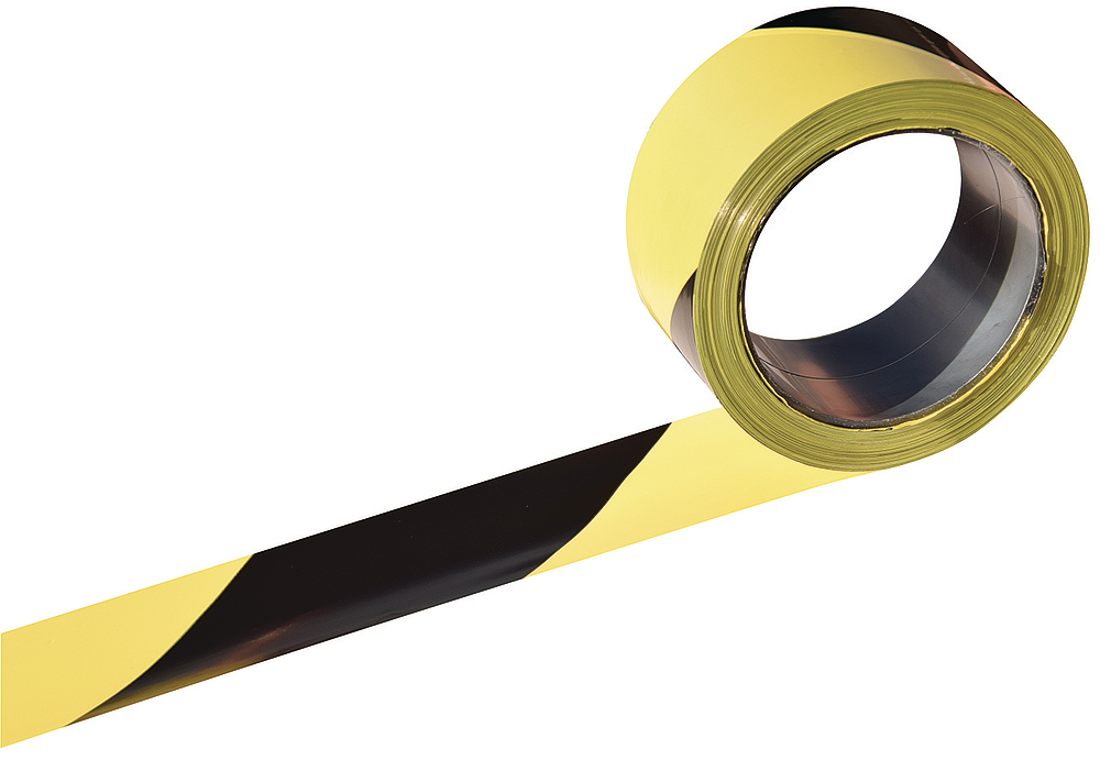 ruban chantier 100mx50mm jaune