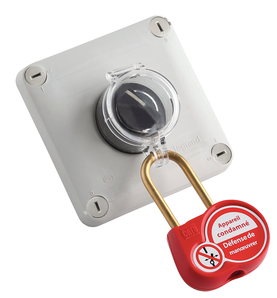 capot protect bouton poussoir