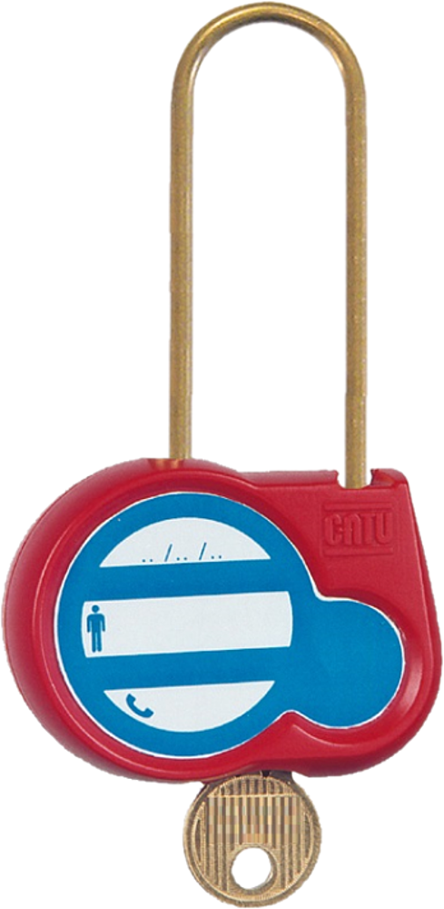 Cadenas de consi rouge H70 Ø4 mm Clé 666
