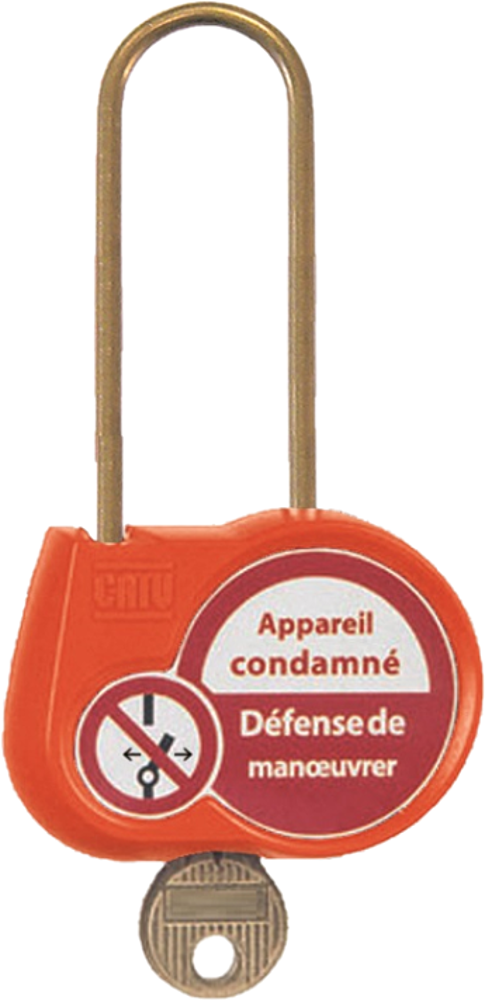 cadenas orange 70mm d.4mm cle